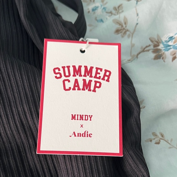 NWT Summer Camp Mindy x Andie Black Women's Swimsuit “The Crane” - Picture 3 of 3